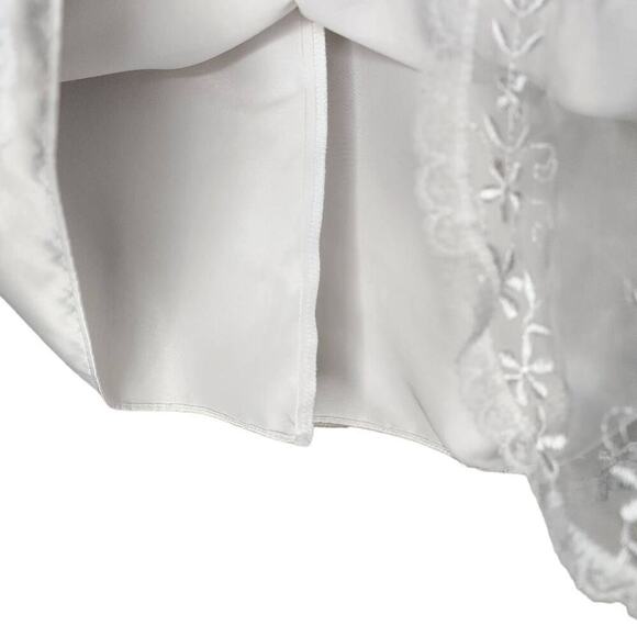 Infant Baby Girl Formal Dress, Embroidery & Beads Baptism Christening Gown, 6-9m - Picture 7 of 10
